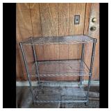 3-Tier Chrome Wire Shelving Unit Storage Rack