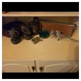 Bull Head Bookends, Bird Figurines, & Decor