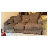 Floral Upholstered Sofa