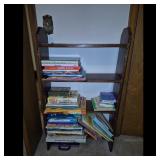 Wooden Bookshelf with Assorted Childrens Books