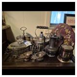 Tea Kettle, Pot, Serving Dishes, Strainers, etc.