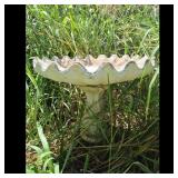 Concrete Bird Bath with Matching Lid