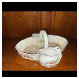 Aynsley Bone China "Cottage Garden" Basket