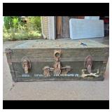 Green Steamer Trunk