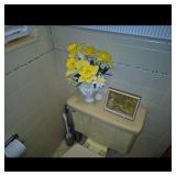 Floral Decor & Wicker Hamper