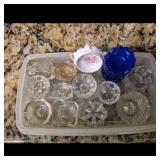 Glass Ashtrays and Small Dishes