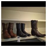 Cowboy Boots, Size 10.5