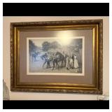 S.E. Wallen Framed Horse Racing Print