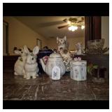 Porcelain Tea  & Figurines