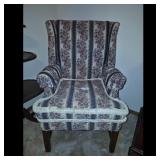 Floral Wingback Armchair
