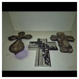 3 Decorative Crosses