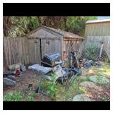 Contents of Shed, Grill, Mower, etc.