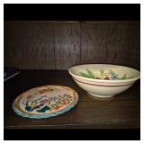 Floral Bowl and Trinket Dish