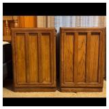 2 Oak Bedside Tables
