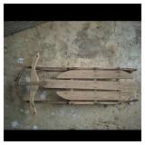 Vintage Wood Sled