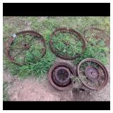 5 Metal Wheels