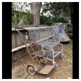 Metal Hand Truck and Shopping Cart
