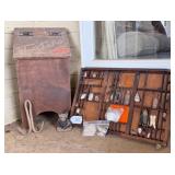 Wooden "Taters" Box with Display Tray