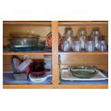 Glass Casserole Dishes with Lids and Jars