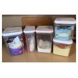 5 OXO POP Containers & Cutting Board