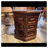 Ricardo Lynn & Co. Wooden End Table Cabinet