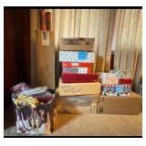 Christmas Decorations, Boxes, Wrapping Paper, Bag