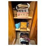 Assorted Handbags, Jewelry Box, Gloves