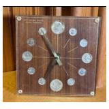 "Last United States Silver Coinage" Desk Clock