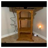 Wooden 3-Tier Corner Shelf Stand