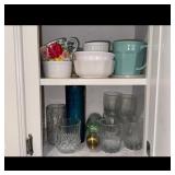 Ceramic Mug, Bowls, Glassware