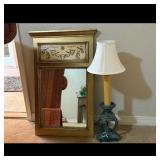 Decorative Mirror with Lamp