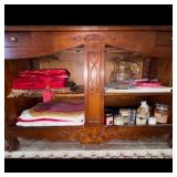 Table Linens, Glass Pitcher, Candles & more