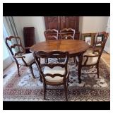 Wood Dining Table and Chairs by Century Furniture