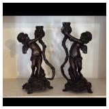 Cherub Candlesticks Set of 2