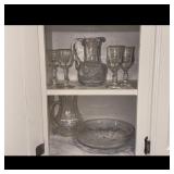 Crystal Glassware, Pitchers, Dish