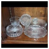 Crystal Glass Serving Dishes