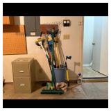 Brooms, Rakes, Mop, and More