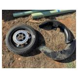 Harley Davidson Tire with Rim & Mudguards