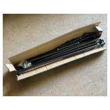 Black Industrial-Style Shelf