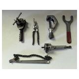 Chain Wrench, Pipe Cutter & Snips