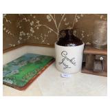Glass Cutting Boards, Cookie Jug