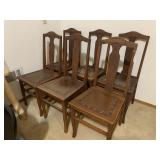 6 Wood Chairs