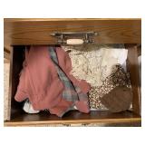 Wash Rags, Blankets, Towels, Contents of Closet