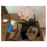 Coin Purse, Watches, Glass Vase