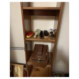 Contents of Closet, Shoe Shine Box, Painting,