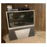 Mitsubishi TV, CD play, DVD player and videos