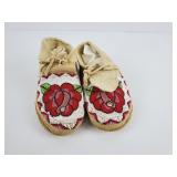 Beaded Rose Native American Moccasins