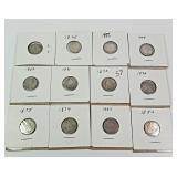 12 - Sitting Liberty Dimes