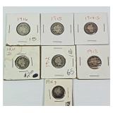 7 - Barber Dimes