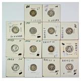 14 - Mercury Dimes